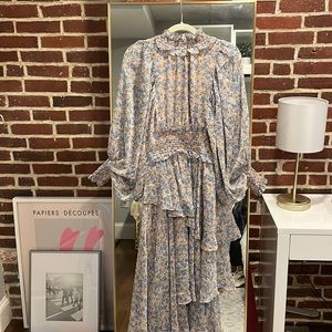 Elliatt (Revolve) Long Floral Dress